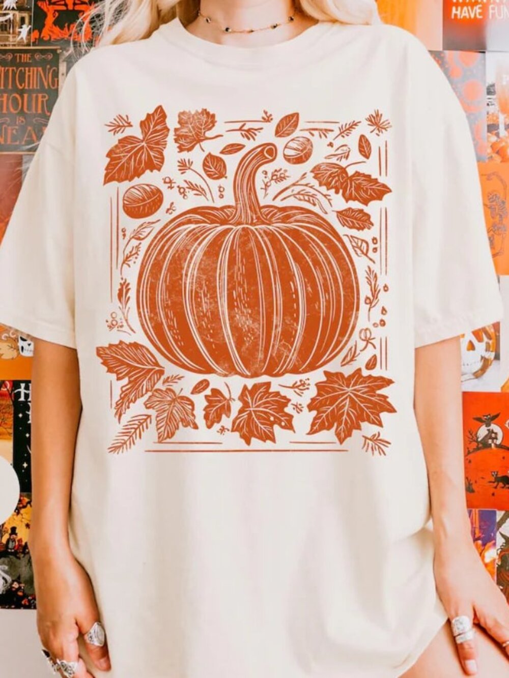 Fall Pumpkin Halloween Shirt, Autumn Pumpkin Tee, Halloween Shirt